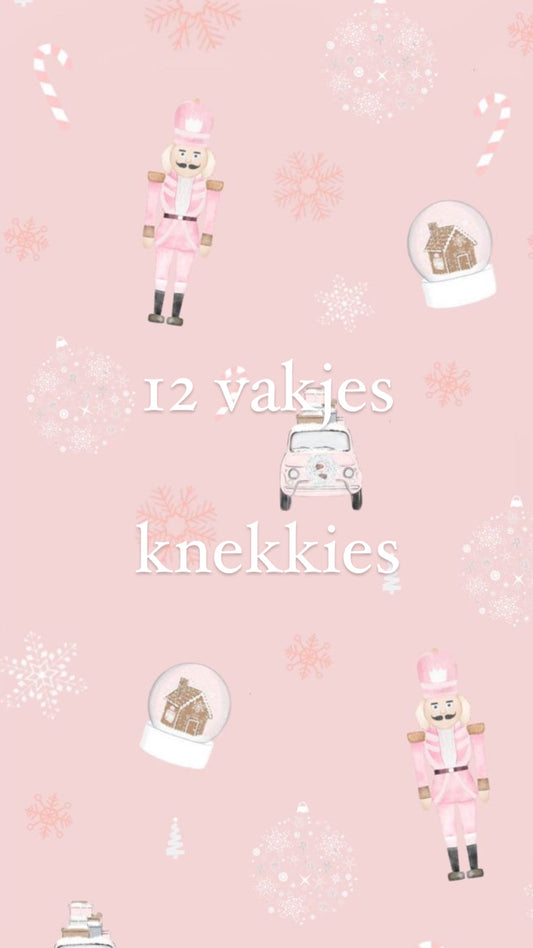 Adventskalender 12 vakjes elastieken