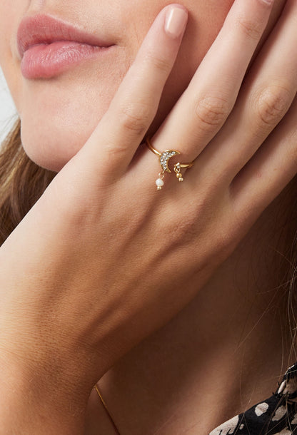 Ring Moonies goud