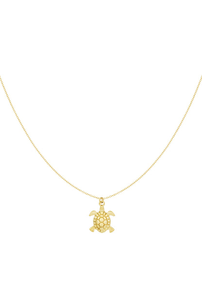 Ketting schildpad goud