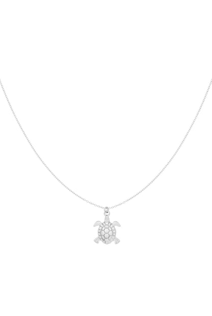 Ketting schildpad zilver