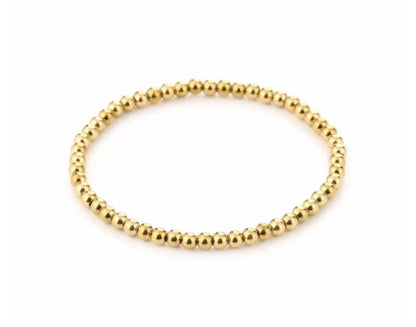 Armband met kralen zilver