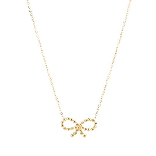Ketting strikje goud