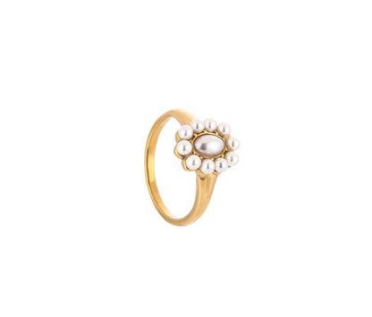Ring met parels goud