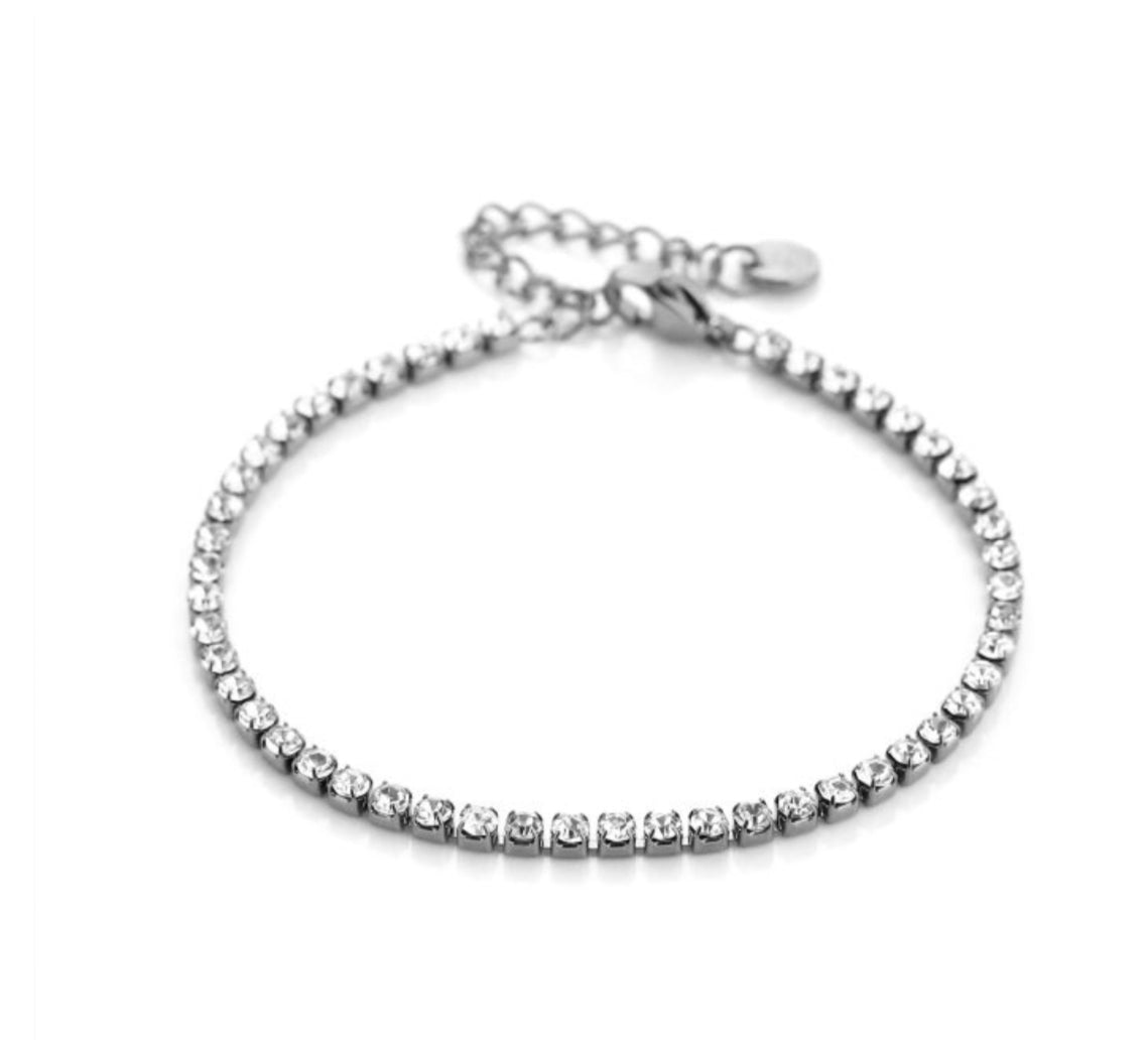 Tennis armband zilver