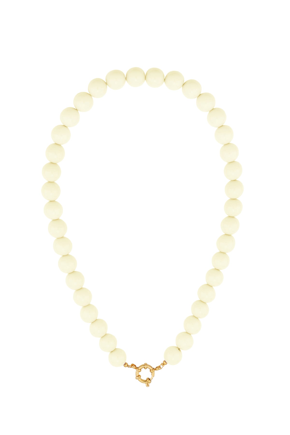 Kralen ketting wit