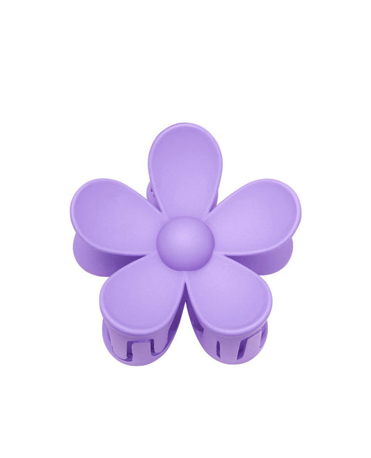 Haarclip bloem lila