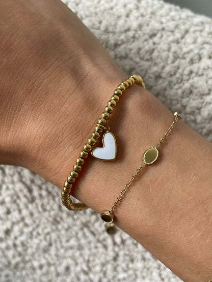 Armband Sweet heart goud