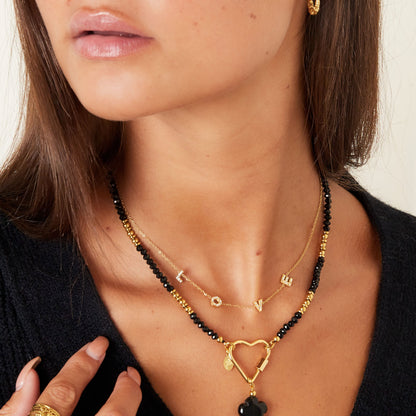 Ketting Letter Love Goud