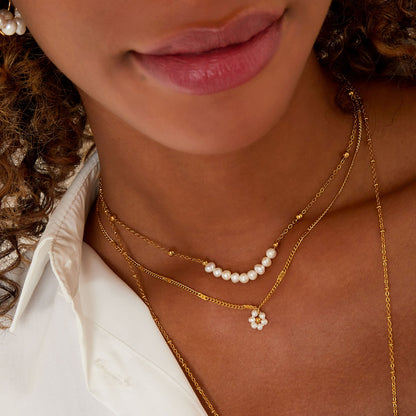 Ketting Daisy Goud