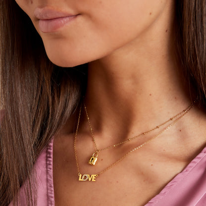 ketting Lock zilver