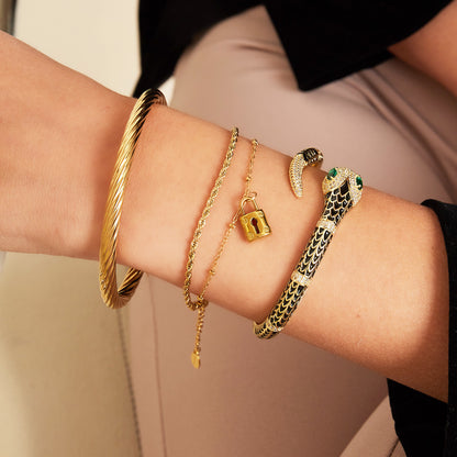 Armband Lock zilver