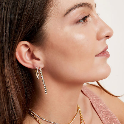 Oorbellen Glam zilver