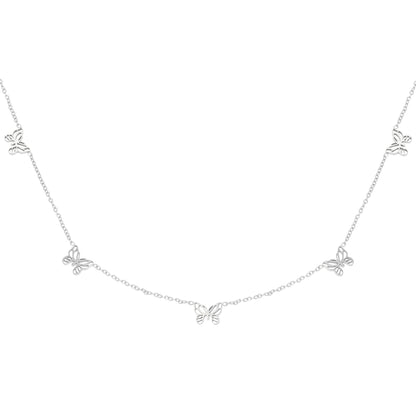 Ketting Butterfly zilver