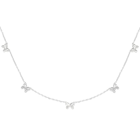 Ketting Butterfly zilver