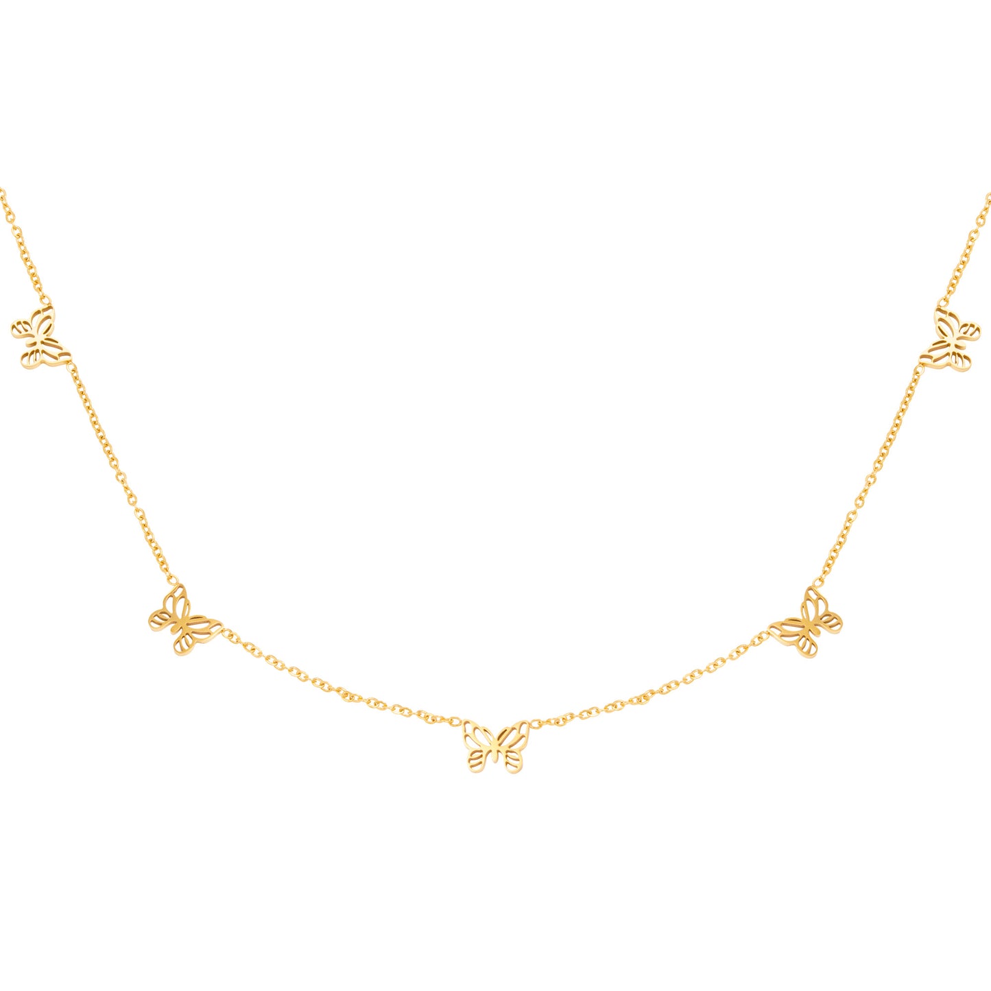 Ketting Butterfly goud