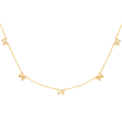 Ketting Butterfly goud