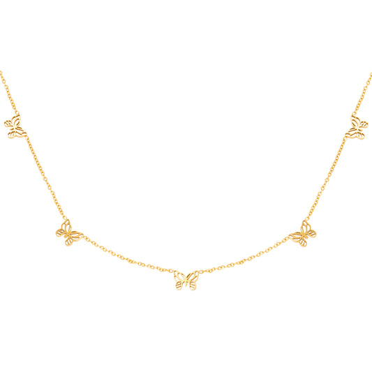 Ketting Butterfly goud