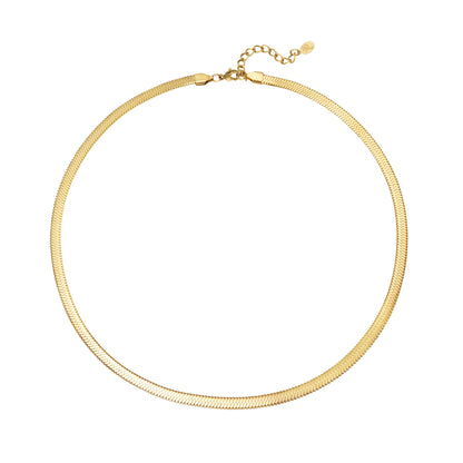 Ketting flat chain large goud