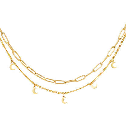 Ketting Moon goud