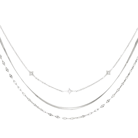 Ketting Stars Zilver