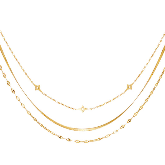 Ketting Stars goud