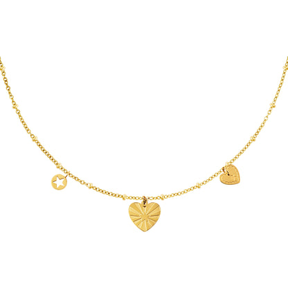 Ketting charms goud