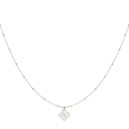 Ketting Klaver zilver