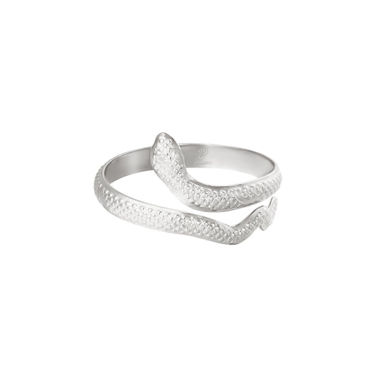 Ring Snake zilver