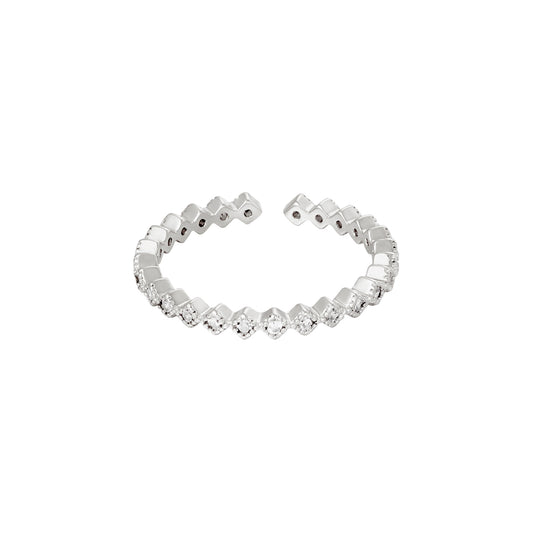 Ring Ruby zilver
