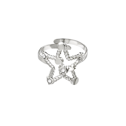 Ring Star zilver