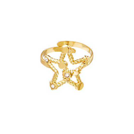 Ring Star goud