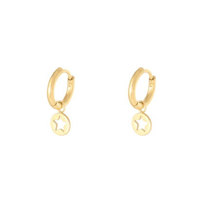 Oorbellen Starry goud