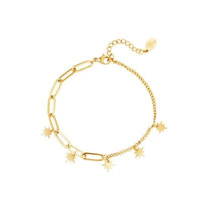 Armband Fem goud