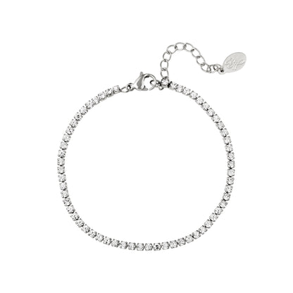 Armband Mikki wit zilver