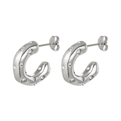 Oorbellen Xelly zilver