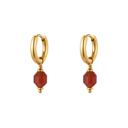 Oorbellen Mae Rood