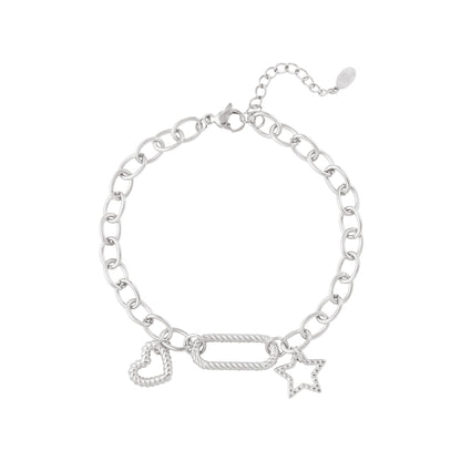 Armband Elle zilver