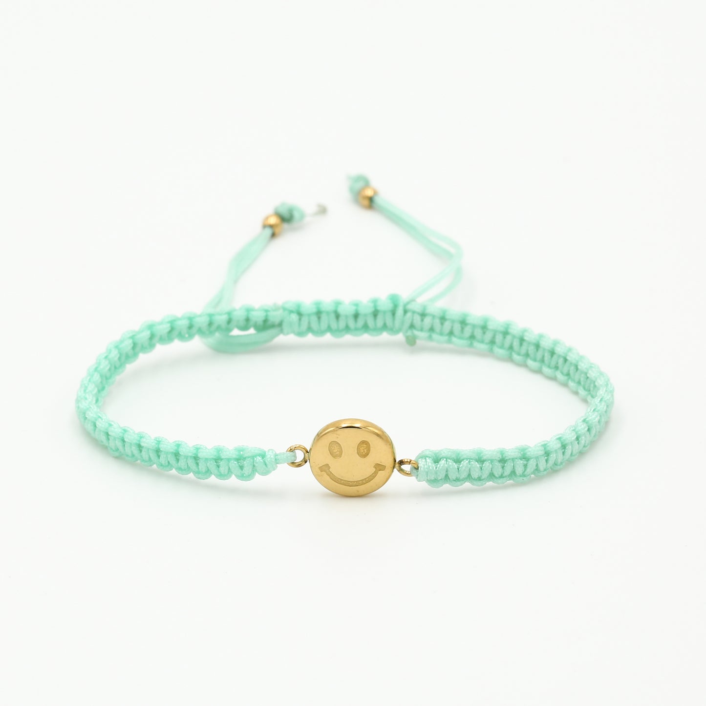 Armband Happy face Mint
