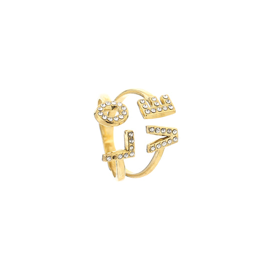 Ring love goud