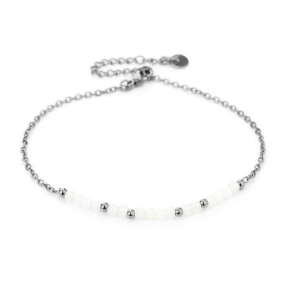 Enkelbandje misty zilver