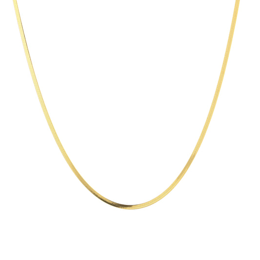 Ketting flatt chain goud