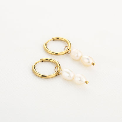 Oorbellen Pearl goud