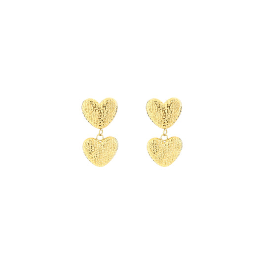 Oorbellen Double goud