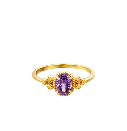 Ring cleo paars