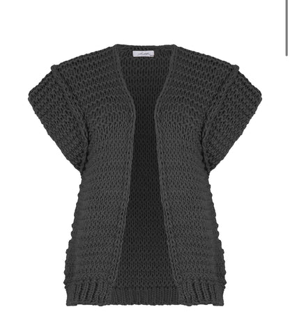 Ellis gilet Donker grijs