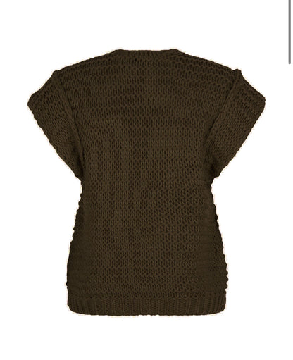 Ellis gilet army green