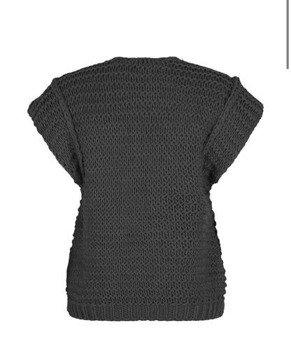 Ellis gilet Donker grijs