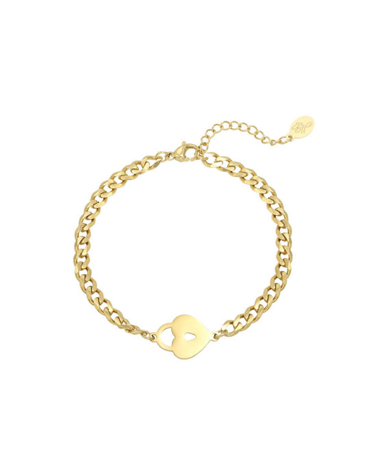Armband Veerle goud