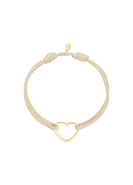 Armband lovely beige