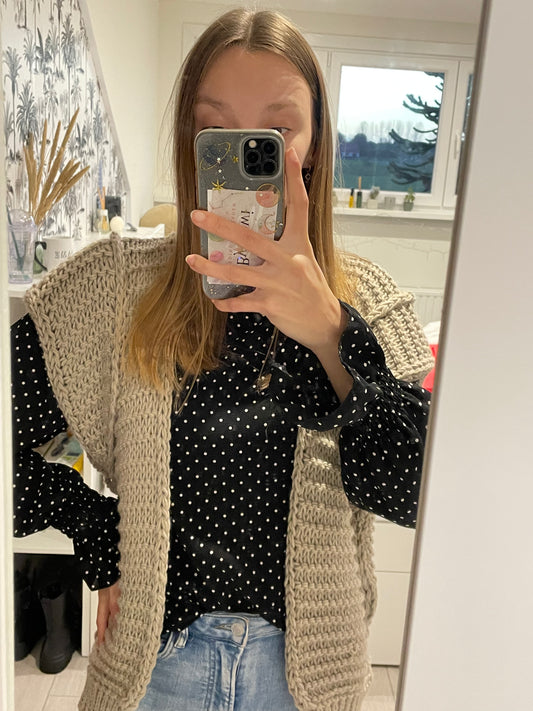 Ellis gilet beige